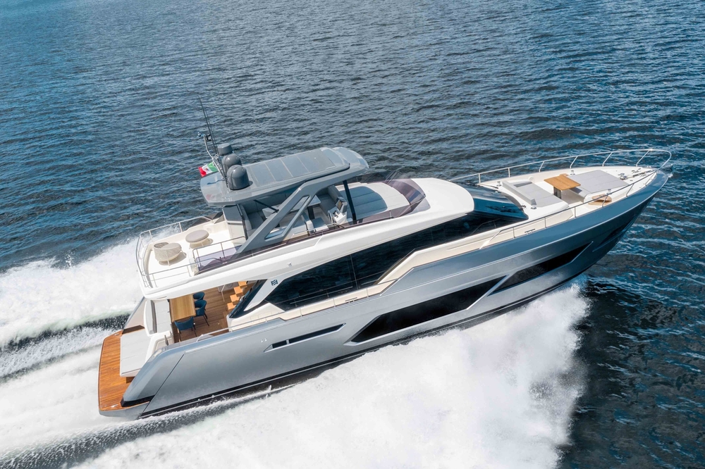 Яхта Ferretti Yachts 720: 22 метра роскоши